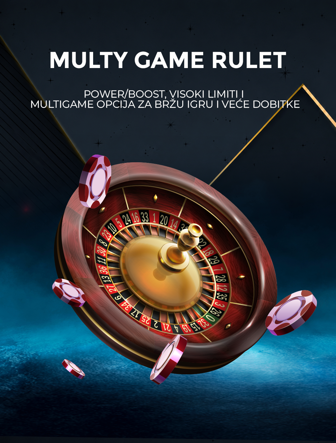 EGT roulette promotional hero banner for mobile